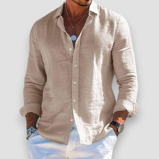 Camicia in lino elegante e leggera