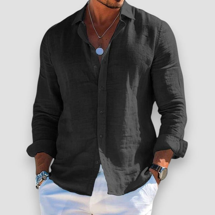 Camicia in lino elegante e leggera
